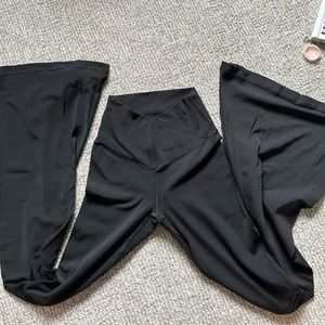 Aerie Crossover Waist Flare Leggings